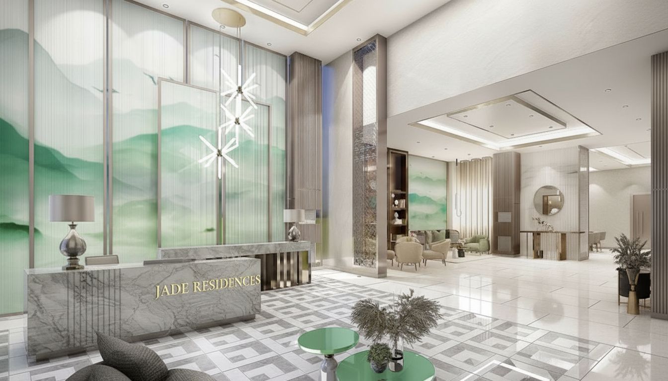 lobby_of_Jade_Residences_condo Shang Luxury Residences 456 High Steet BGC